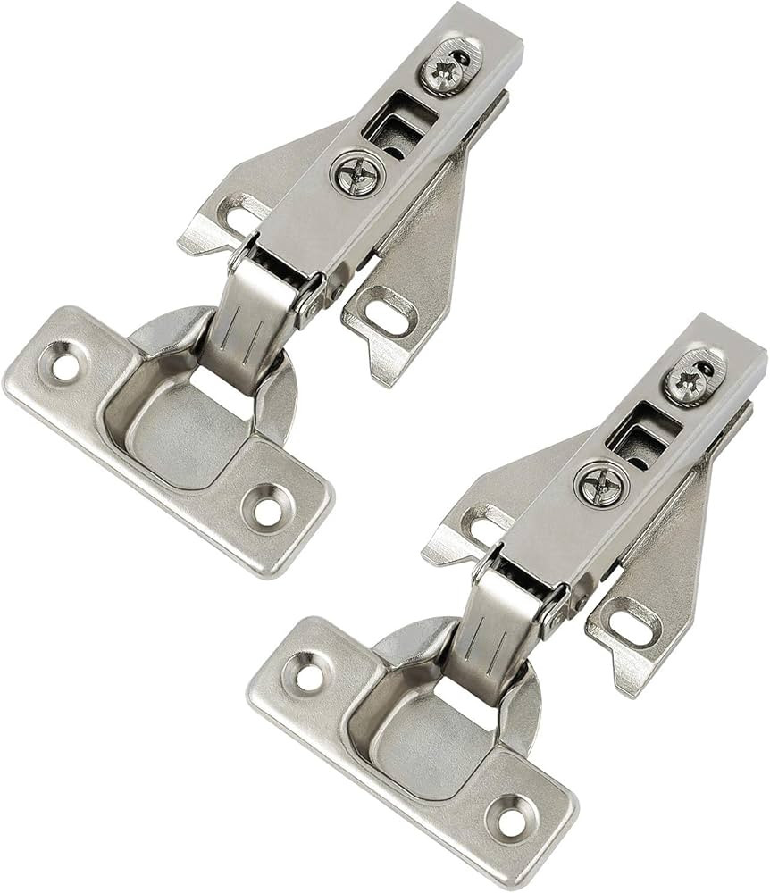 Probrico 1 Pair（2 Pack） Kitchen Cabinet Hinges for Face Frame Cabinet, Concealed Cabinet Hing... | Amazon (US)