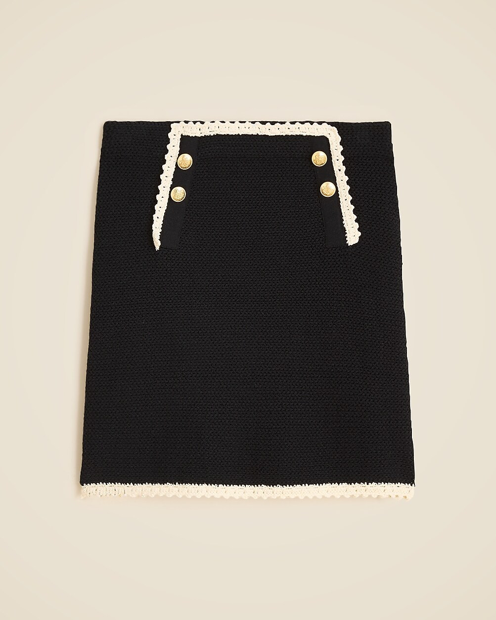 Crochet mini skirt with contrast trim | J. Crew US