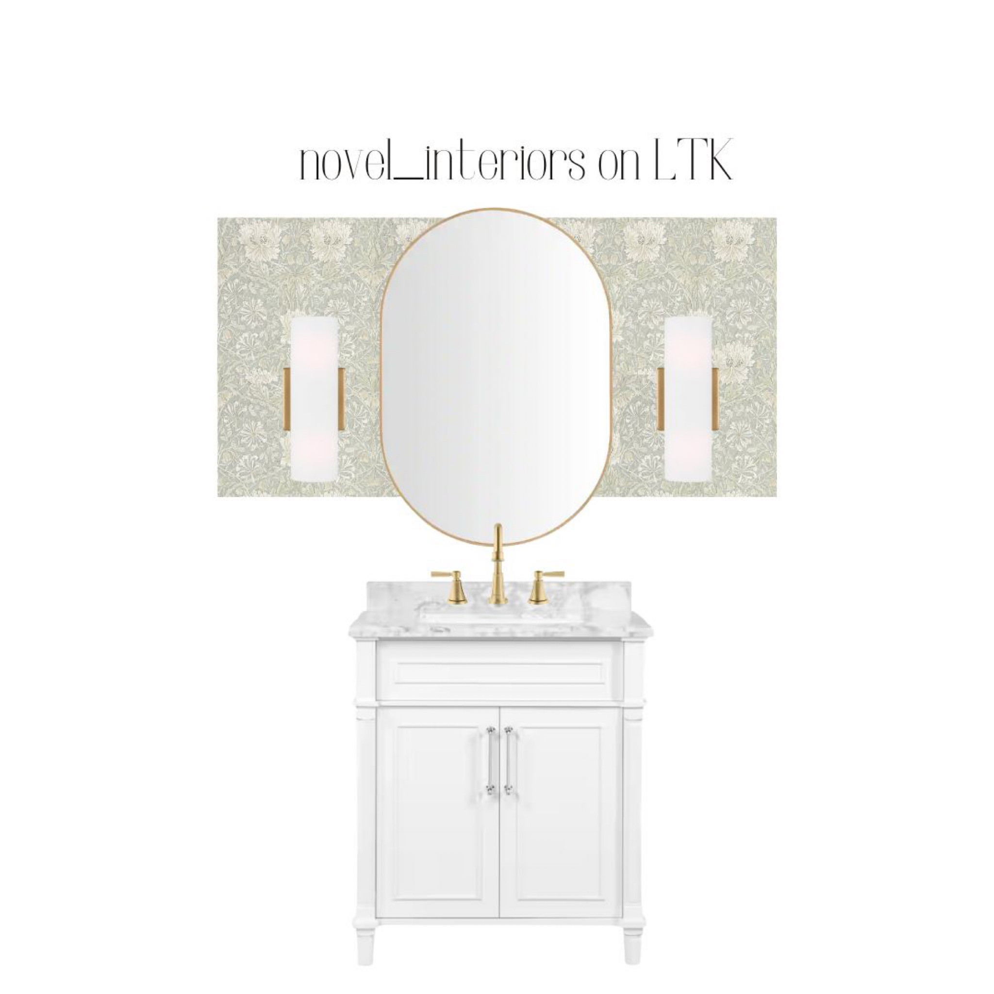 Beautiful + classic, a stunning powder room  

#LTKfamily #LTKxPrimeDay #LTKhome