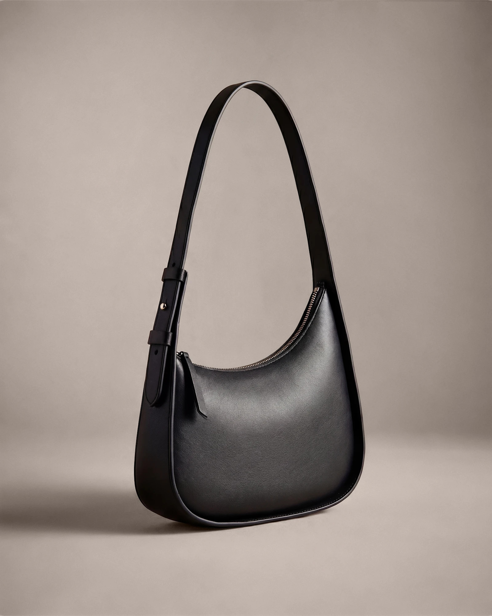 Mercer Mini Shoulder Bag in Black | Quince