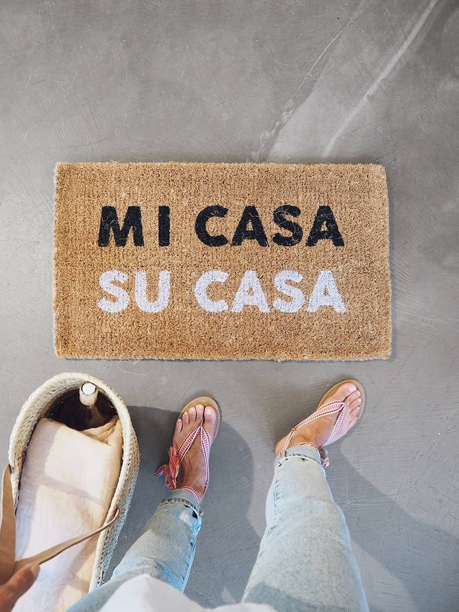 Mi Casa Su Casa Doormat | The Cross Decor & Design