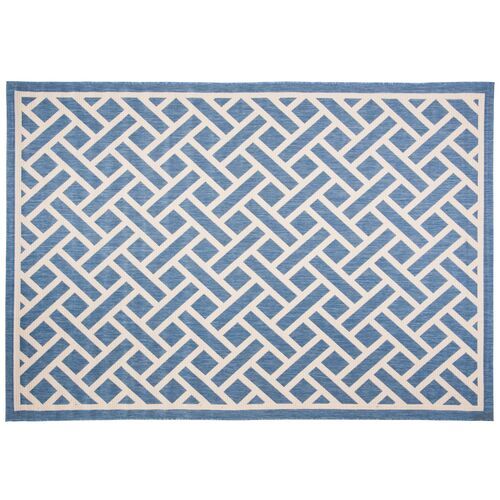 Blue outdoor rug | One Kings Lane