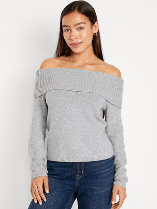 SoSoft Off-the-Shoulder Sweater for Women | Old Navy (US)