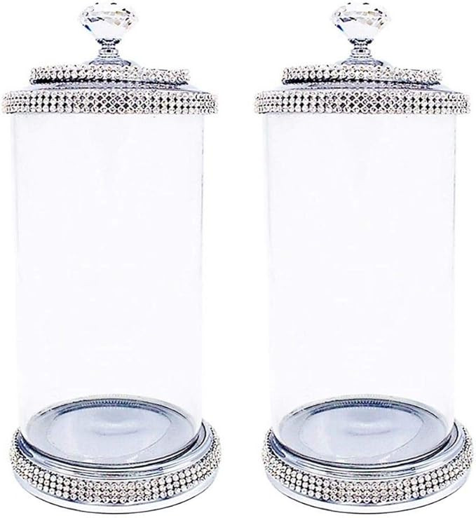 Shining Decorative Crystal Terrarium Clear Glass 500ml Wedding Decoration / Candy Serving / Bathr... | Amazon (US)