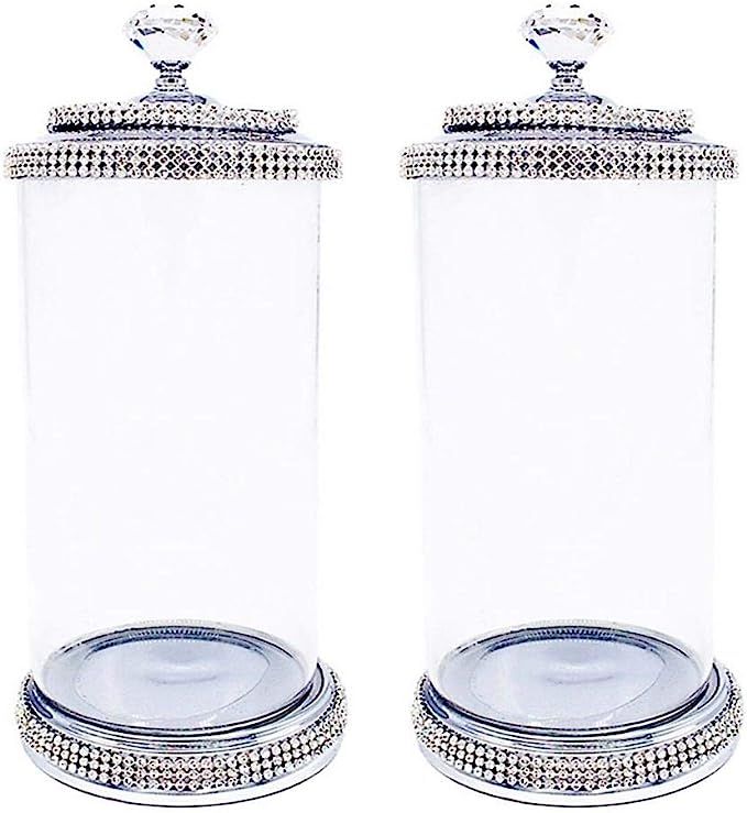 Shining Decorative Crystal Terrarium Clear Glass 500ml Wedding Decoration / Candy Serving / Bathr... | Amazon (US)