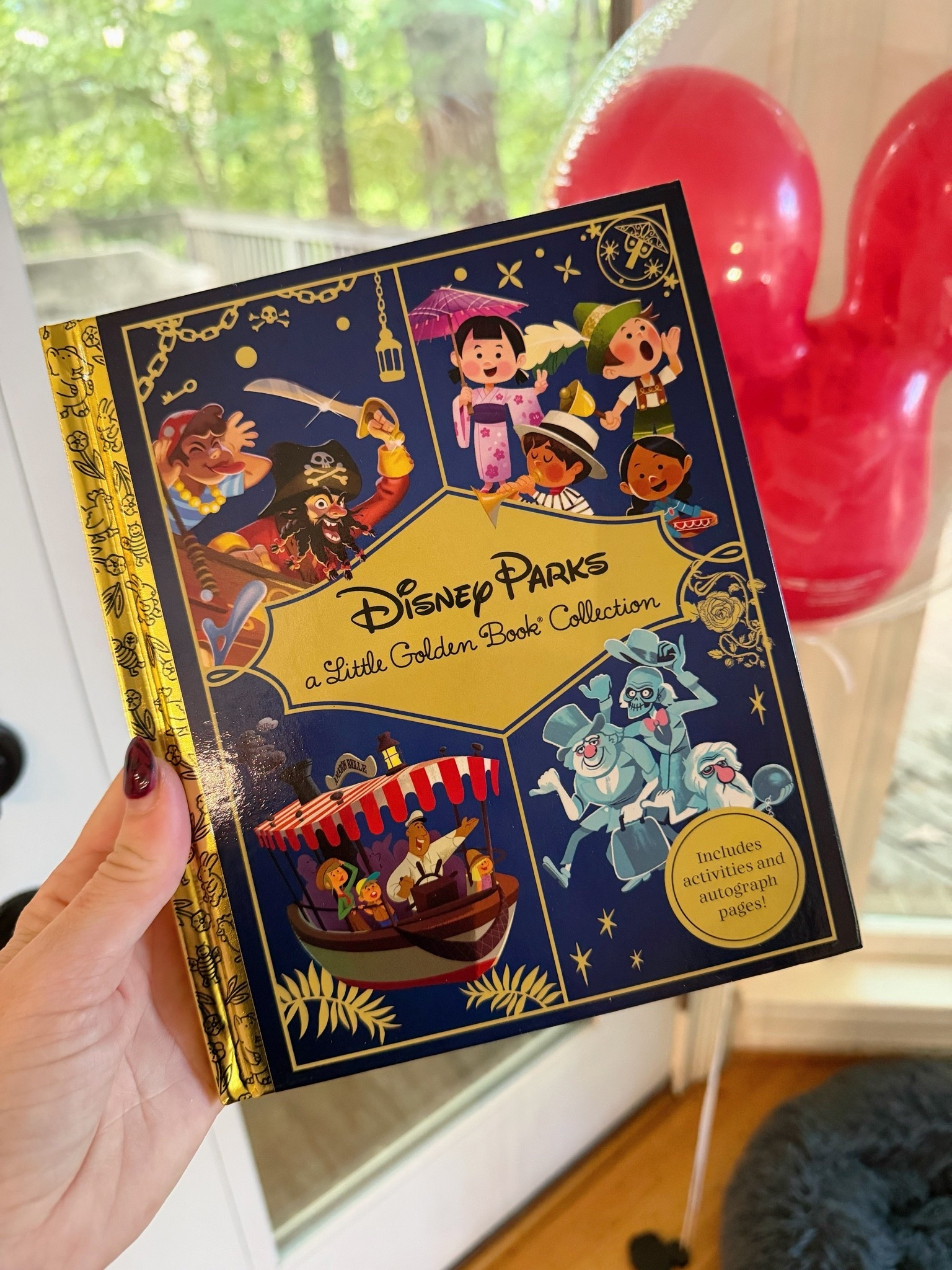 ✨ Disney Parks Little Golden Book Collection ✨

The sweetest little Disney find for your next Disney trip! 🏰✨ This Disney Parks: A Little Golden Book Collection includes four classic Disney Parks stories featuring it’s a small world, The Haunted Mansion, Pirates of the Caribbean, and The Jungle Cruise. 📚💛

It also includes fun activities inspired by the attractions and autograph pages, making it such a fun book to bring along for little ones to enjoy while waiting in line or to use as a Disney vacation keepsake! 🎢🎠✨

Such a cute Disney gift idea for toddlers and preschoolers—and perfect for getting excited for a Walt Disney World or Disneyland trip! 🏰🎀

Disney Parks book, Disney Little Golden Book, Disney vacation activities, Disney autograph book, Disney kids books, Disney World trip, Disneyland trip, Disney gifts for kids, toddler Disney books, preschool books, Disney travel essentials, Disney vacation ideas 📚🏰✨💛

#LTKHome #LTKTravel #LTKKids