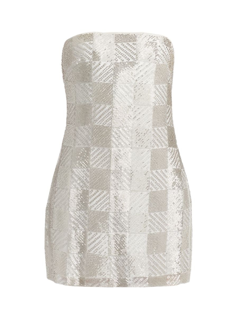 Delia Checkerboard Minidress | Saks Fifth Avenue