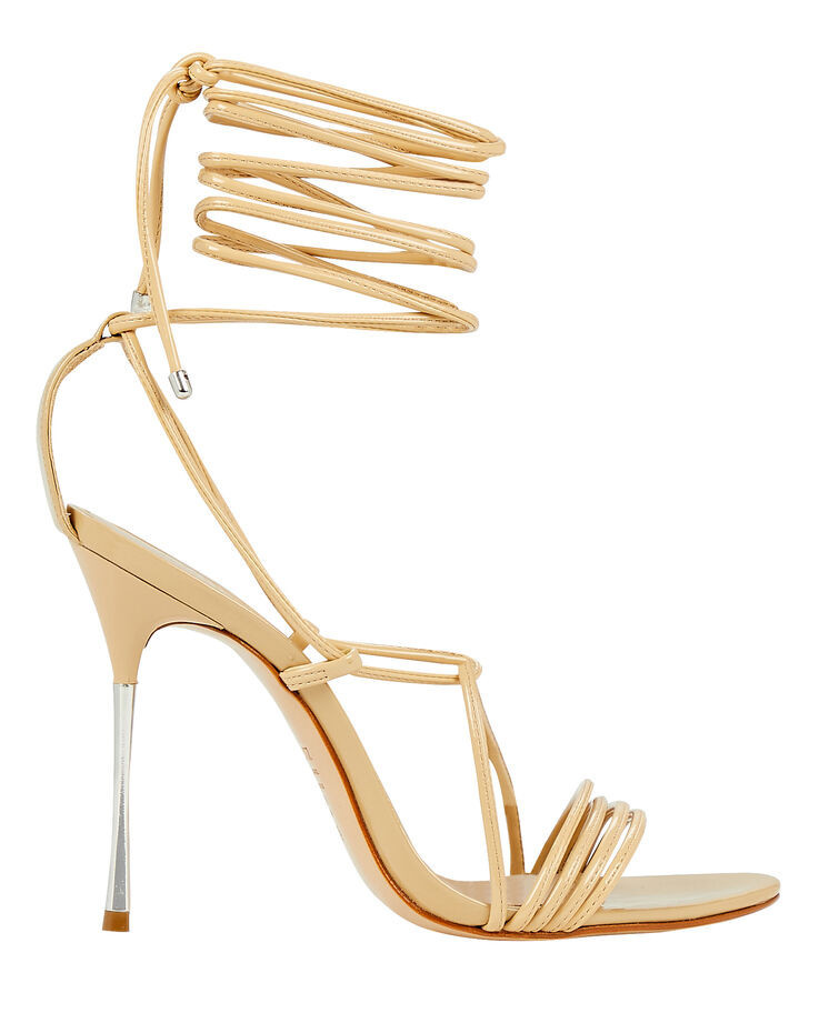 Adeline Leather Ankle Wrap Sandals | INTERMIX