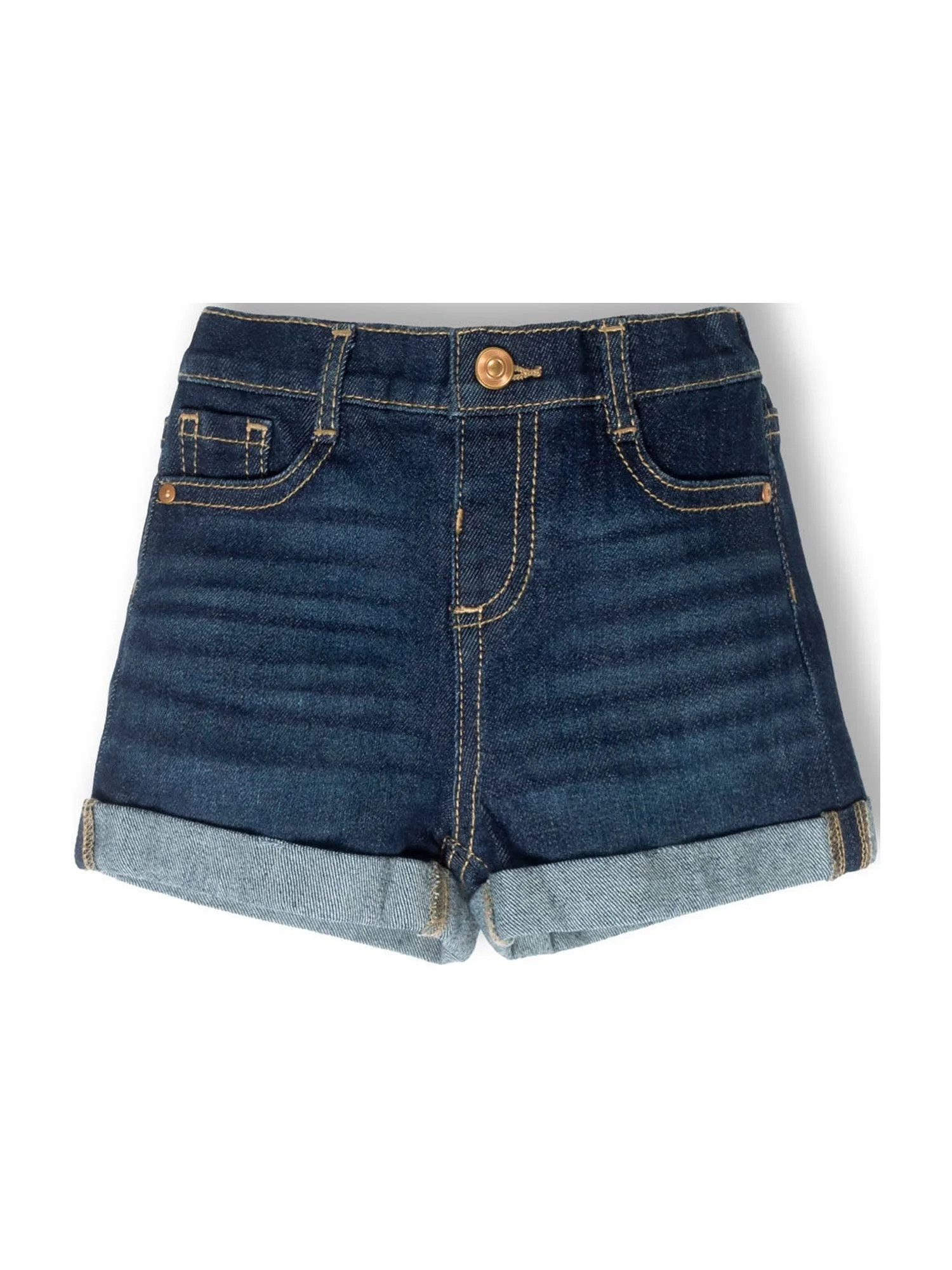 Wonder Nation Toddler Girl Denim Short, Sizes 12 Months - 5T | Walmart (US)