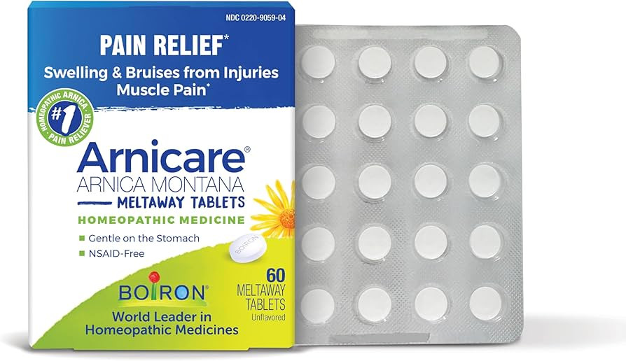 Boiron Arnicare Tablets for Pain Relief from Muscle Pain, Joint Soreness, Swelling from Injury or... | Amazon (US)