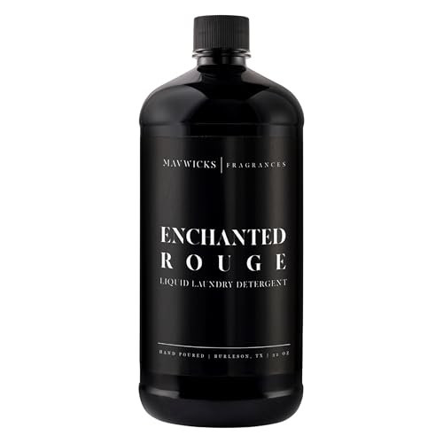 Mavwicks - Laundry Liquid Detergent (Enchanted Rouge) - 32 Oz Laundry Perfume Bottle for Men & Women, Stain & Odor Remover, Deep Clean, Long-Lasting Fragrance and Freshness for All Fabrics | Amazon (US)