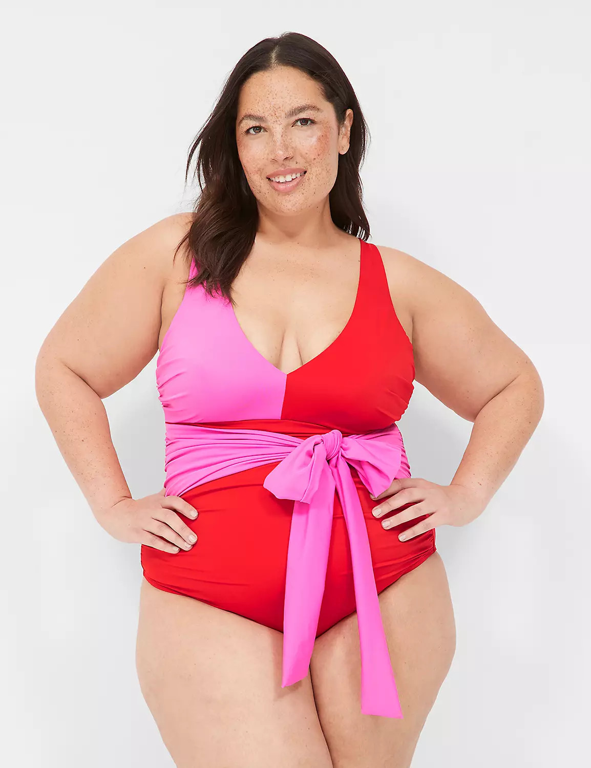 No-Wire Wrap One-Piece | LaneBryant | Lane Bryant (US)