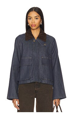 Steve Madden Justina Jacket in Deep Indigo from Revolve.com | Revolve Clothing (Global)