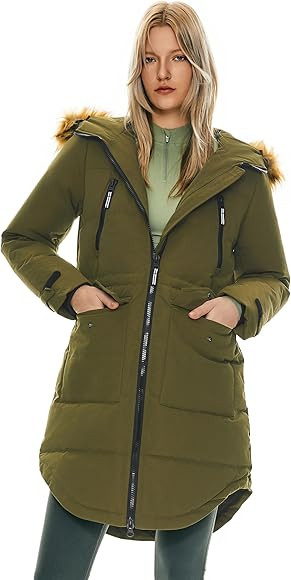Orolay Women's Thickened Down Jacket Winter Coat Hooded Parka with Pockets | Amazon (CA)