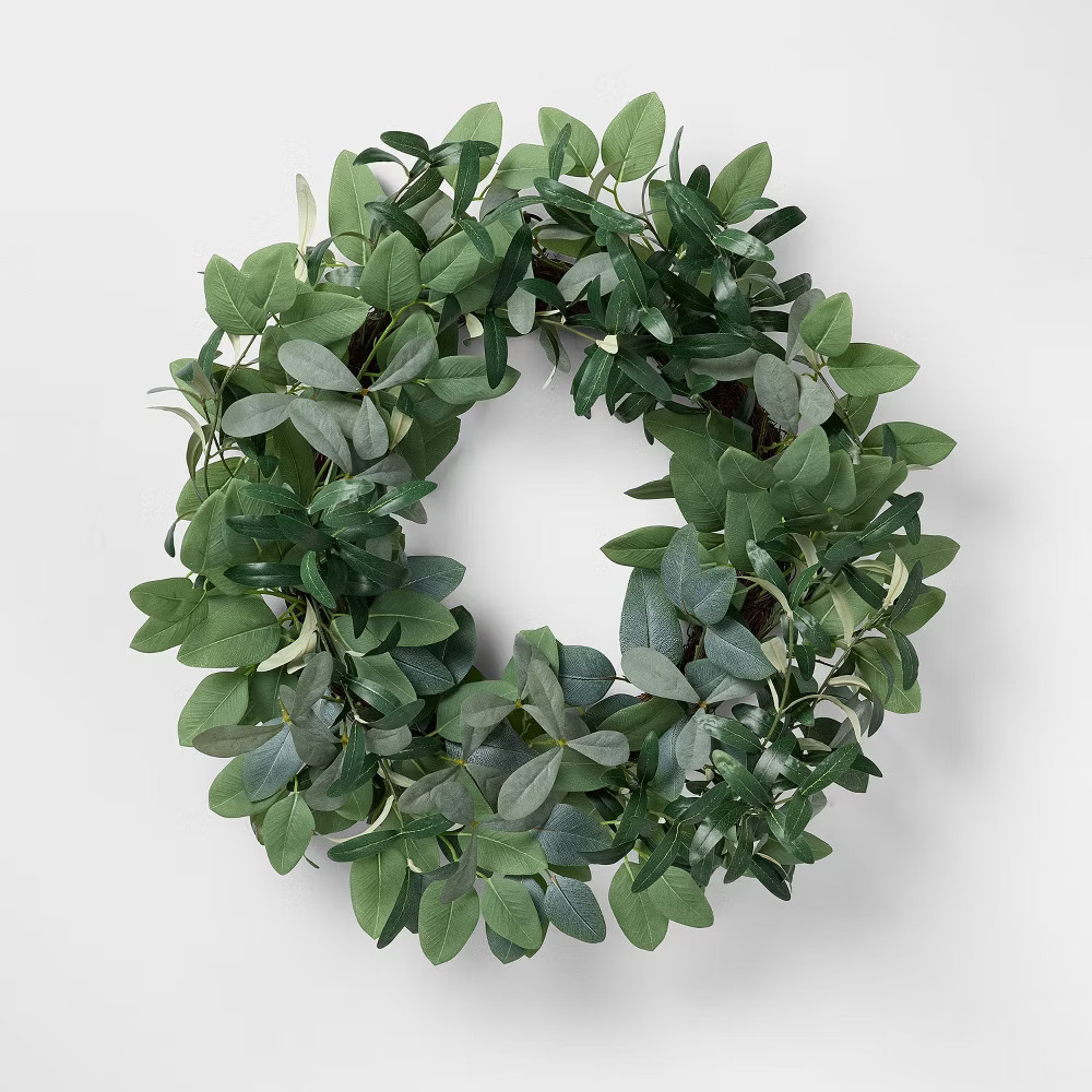 Mixed Herb Wreath - Threshold designed with Studio McGee | eBay US