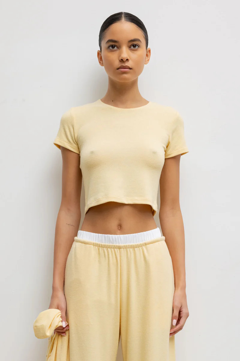 Lauren Crop Slim Fit Tee | LESET