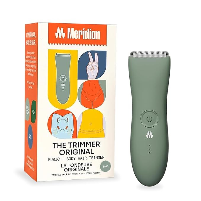 MERIDIAN The Trimmer Original - Body Hair Trimmer for Men, Electric Shaver for Pubic Hair, Chest,... | Amazon (US)