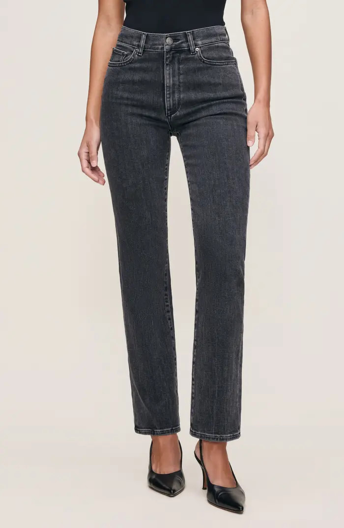 Halle Straight High Waist Instasculpt™ Jeans | Nordstrom