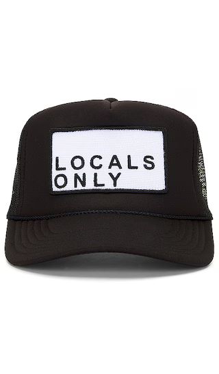 Locals Only Hat in Black | Revolve Clothing (Global)
