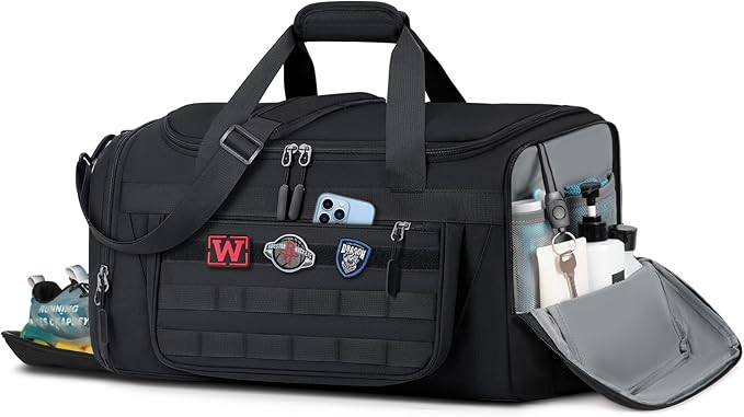 SDYSM Gym Bag 40L/55L Large Travel Duffle Bags for Men with Shoe Compartment & Wet Pocket Women W... | Amazon (CA)
