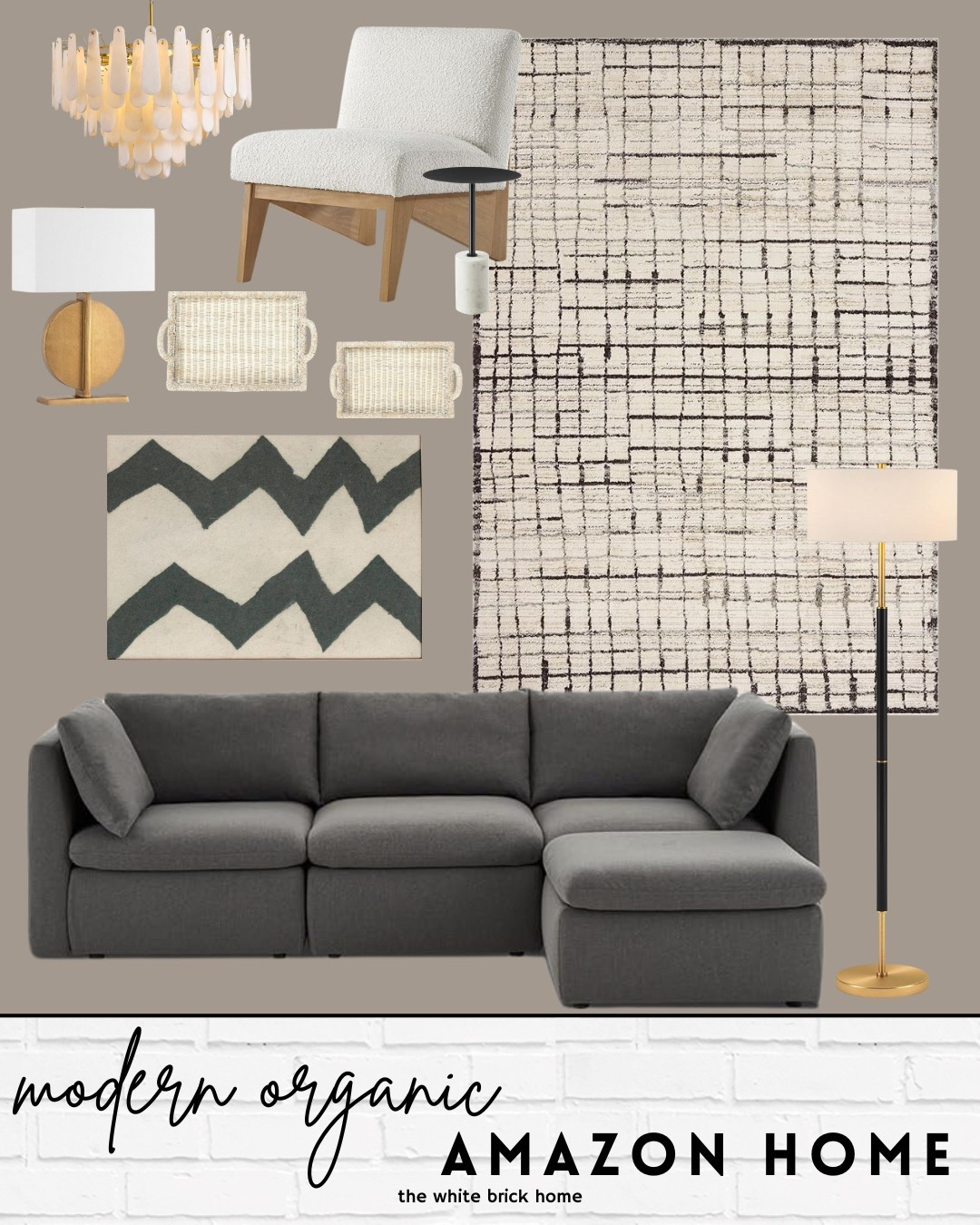 Modern organic vibes from Amazon! 

Amazon, Amazon home, modular couch, couch, area rug, lamp, floor lamp, table lamp, chandelier, living room lighting, accent chair, wall art, modern wall art, tray, coffee table decor, home decor, modular furniture, neutral living room, living room furniture, living room inspiration, affordable living room couch, budget friendly living room couch 

#LTKHome #LTKFindsUnder100 #LTKSaleAlert