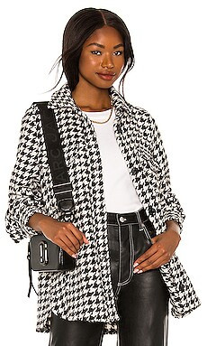 PISTOLA Libby Shirt Jacket in Houndstooth from Revolve.com | Revolve Clothing (Global)