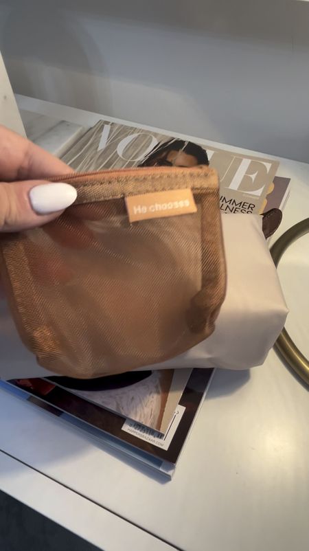 What fits in my Longchamp pouch with handle | Longchamp insert protector | Mini beauty products 

#LTKBeauty #LTKSaleAlert #LTKVideo