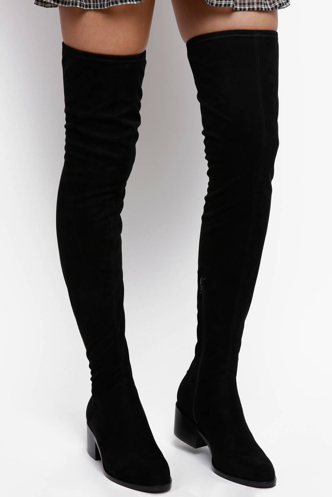 Steve Madden Gabbie Over The Knee Boot With Stacked Heel | South Moon Under