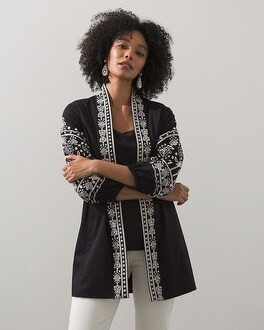 Eyelet Blouson Sleeve Kimono | Chico's