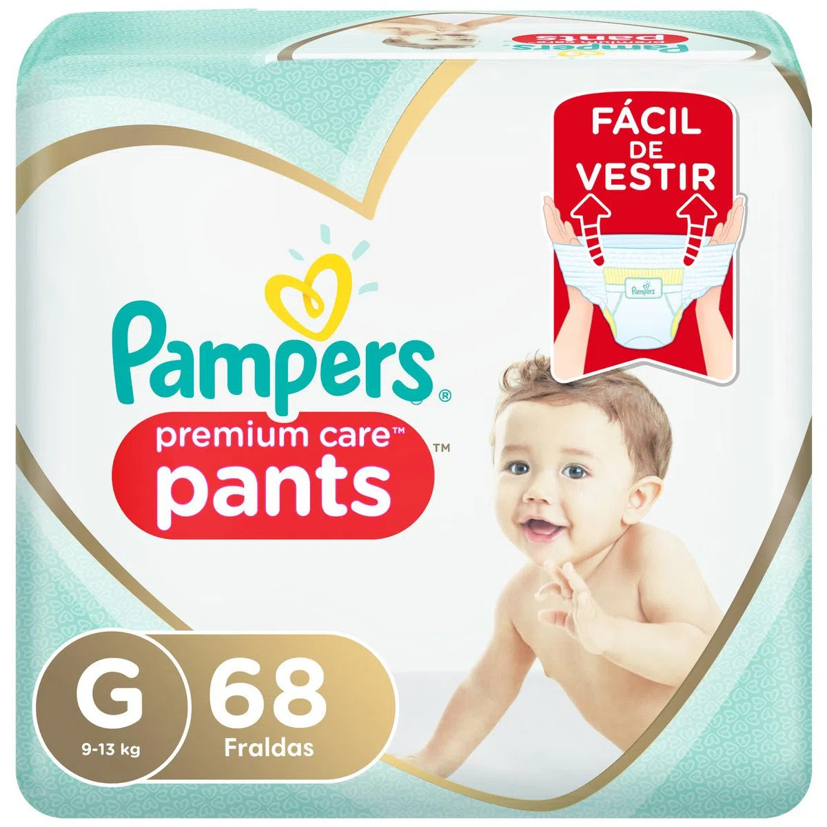 Fralda Pampers Pants Premium Care G 68 Unidades - Pague Menos | Medicamentos e Manipulação | Pague Menos BR