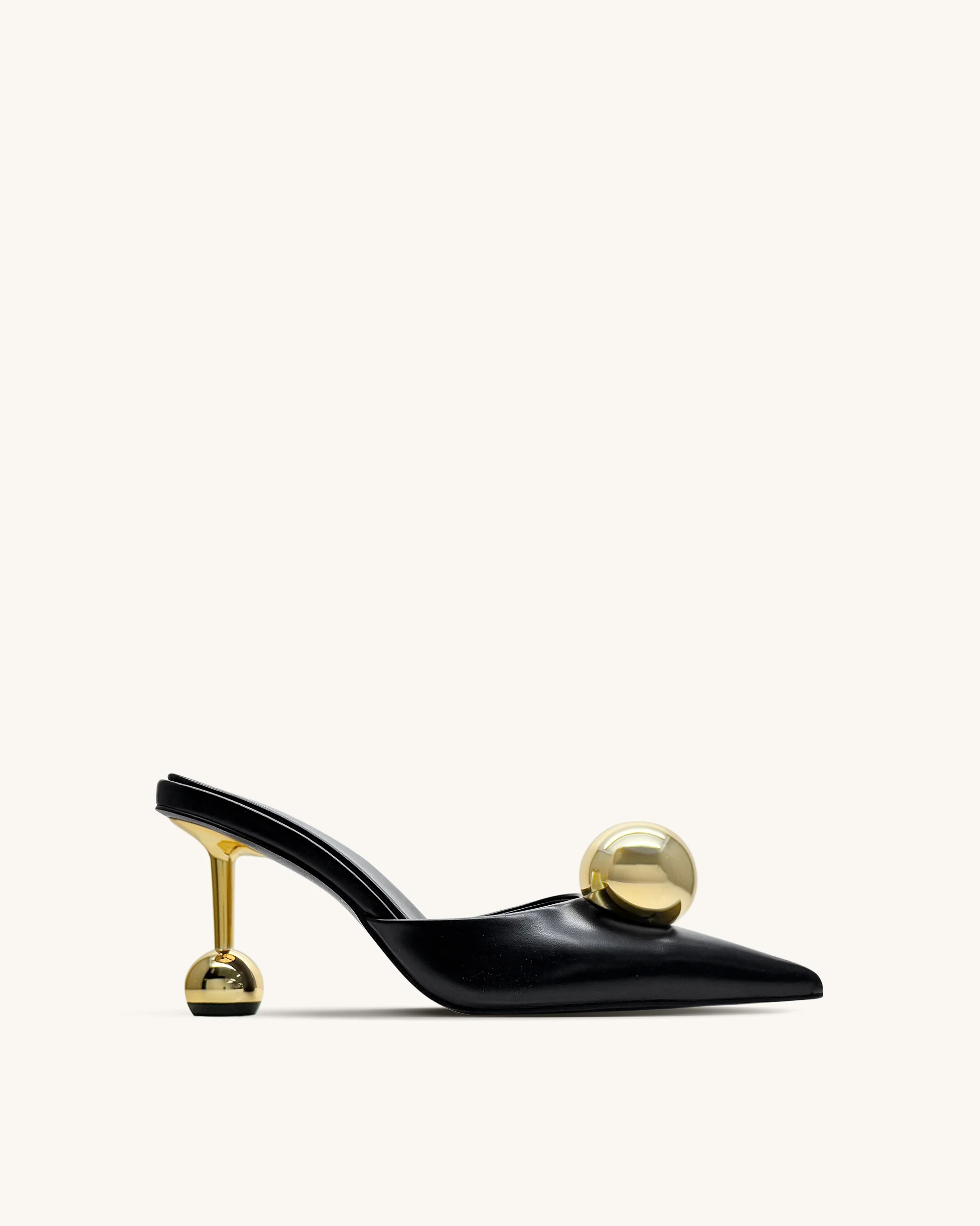 Sofia Sphere Heel Mules - Black | JW PEI US