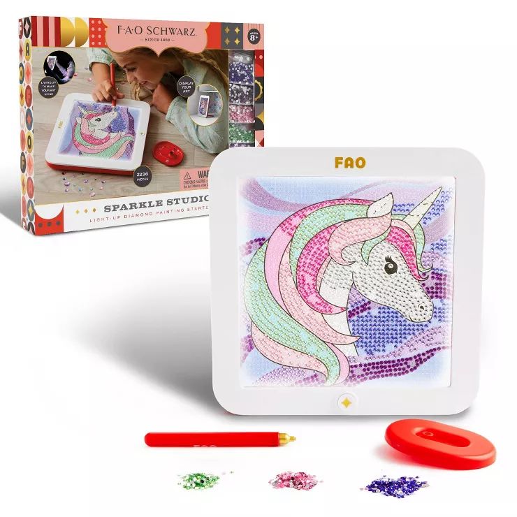 FAO Schwarz Sparkle Studio Light-Up Diamond Painting Starter Set | Target