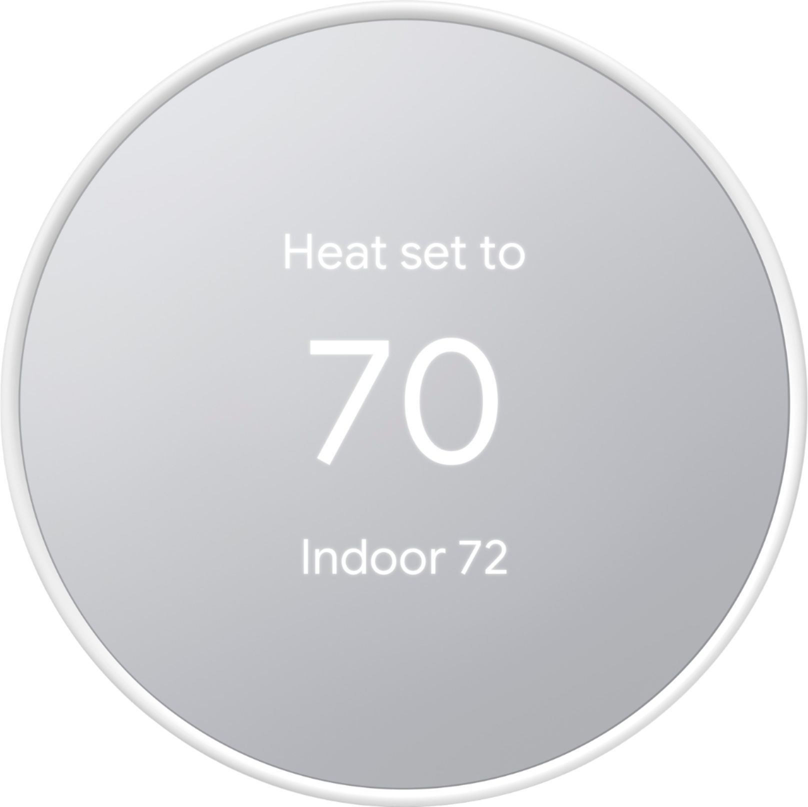 Google Nest Smart Programmable Wifi Thermostat Snow GA01334-US - Best Buy | Best Buy U.S.