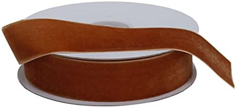 COTOWIN 3/4 inch Crushed Velvet Ribbons , 8 Yards (Brown, 3/4") | Amazon (US)