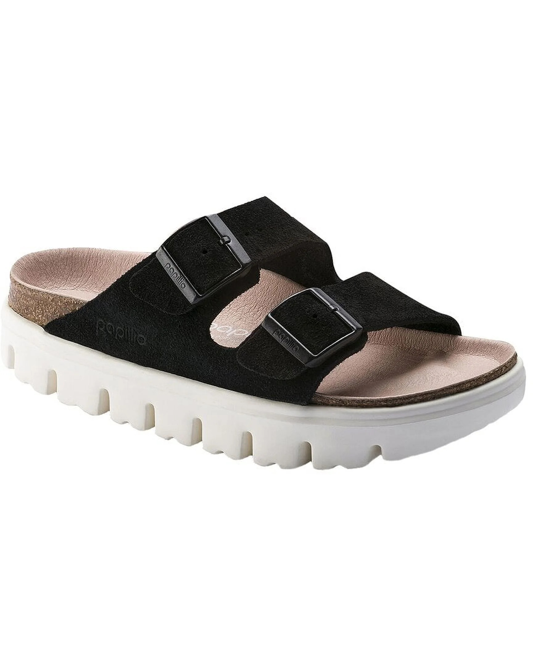 Birkenstock Women's Arizona Suede Chunky Narrow Birko-Flor Sandal, 39 | Walmart (US)