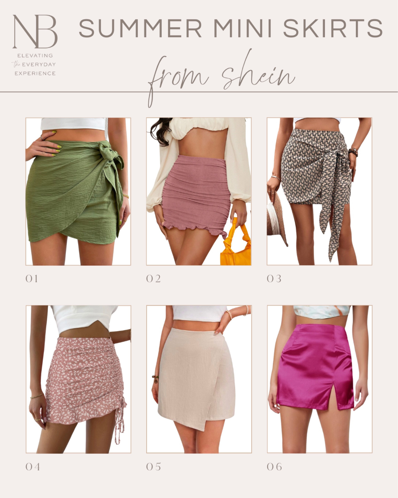 SHEIN BAE Split Hem Satin Skirt … curated on LTK