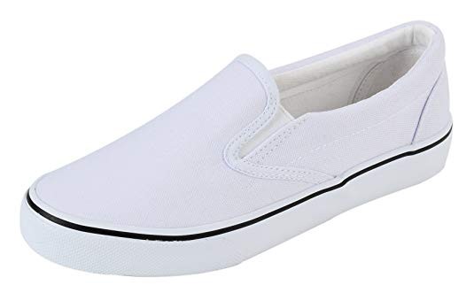 UJoowalk Womens Canvas Slip on Fashion Sneaker Skate Shoe | Amazon (US)