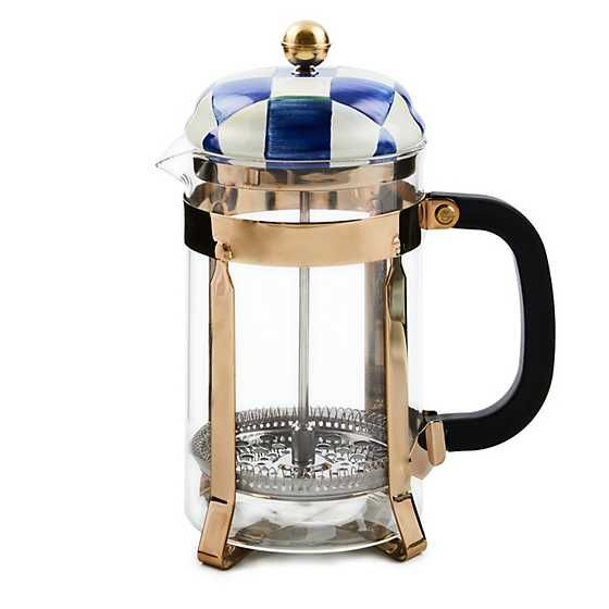 Royal Check French Press | MacKenzie-Childs