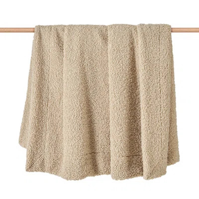 Teddy Soft Plush Textured Fluffy Classic Chic Modern Rustic Cozy Boucle Throw Blanket | Wayfair North America