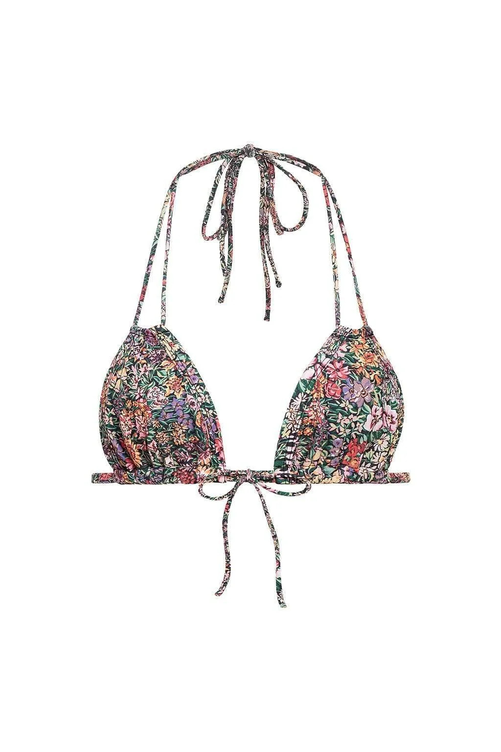 Mara Floral Euro Bow Bikini Top | Montce