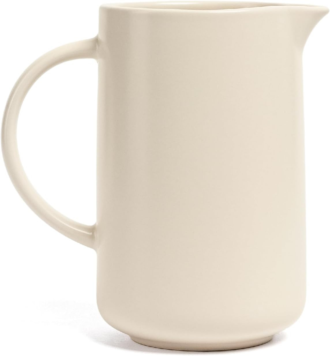 Over&Back Coupe Stoneware Pitcher - Elegant Water Pitcher for Home Decor and Beverages - 42 Oz - ... | Amazon (US)
