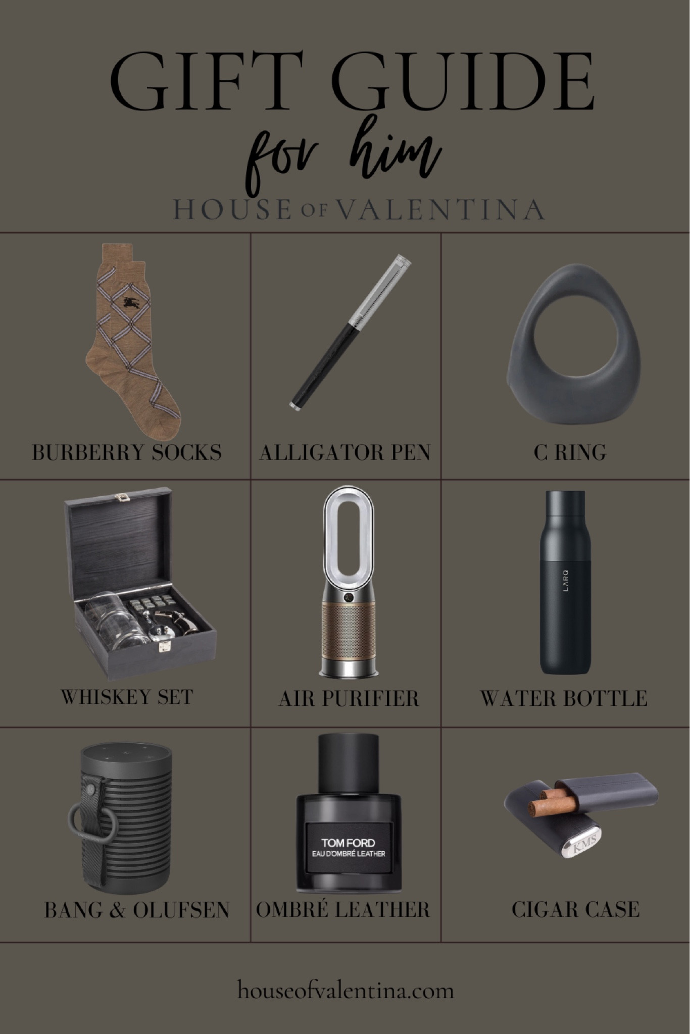 Gift guide for him! Our favorite unique, luxury items perfect for gift giving!

House of Valentina, luxury gifts, unique gifts


#LTKGiftGuide #LTKMens #LTKSeasonal