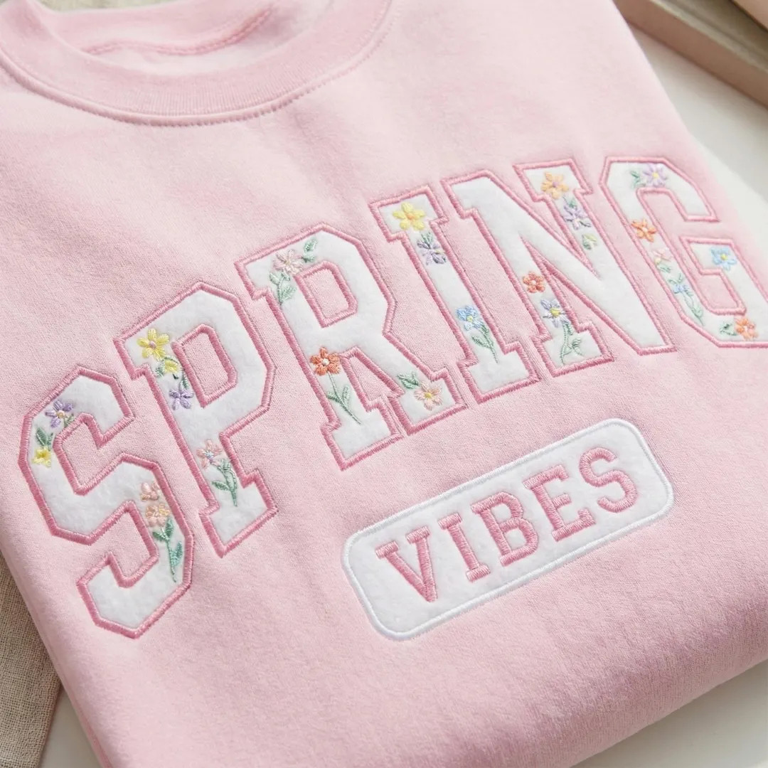 Floral Spring Vibes Sweatshirt, Spring Vibes Hoodie, Spring Season Tee, Easter Day Hoodie, Easter... | Etsy (US)