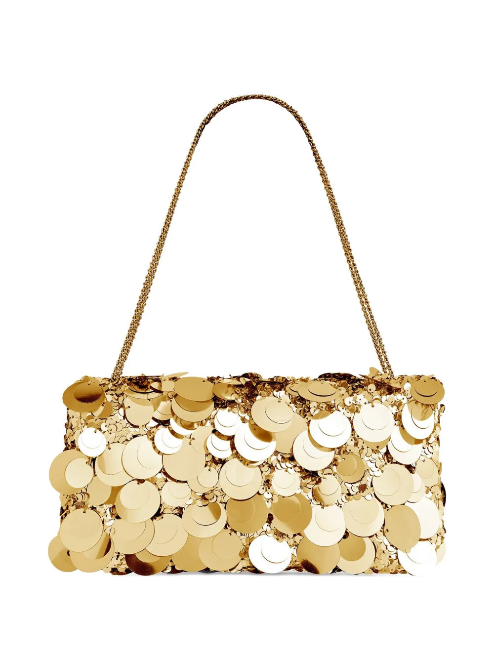 Rabanne sequin-embellished shoulder bag - Gold | Farfetch Global