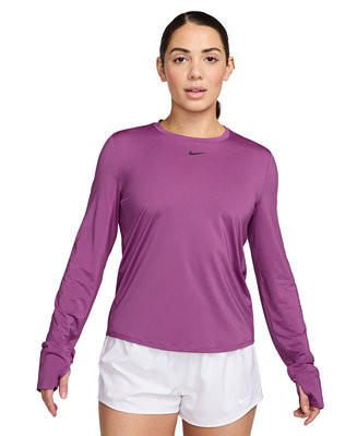 Nike Women's One Classic Dri-FIT Long-Sleeve Top - Macy's | Macy's