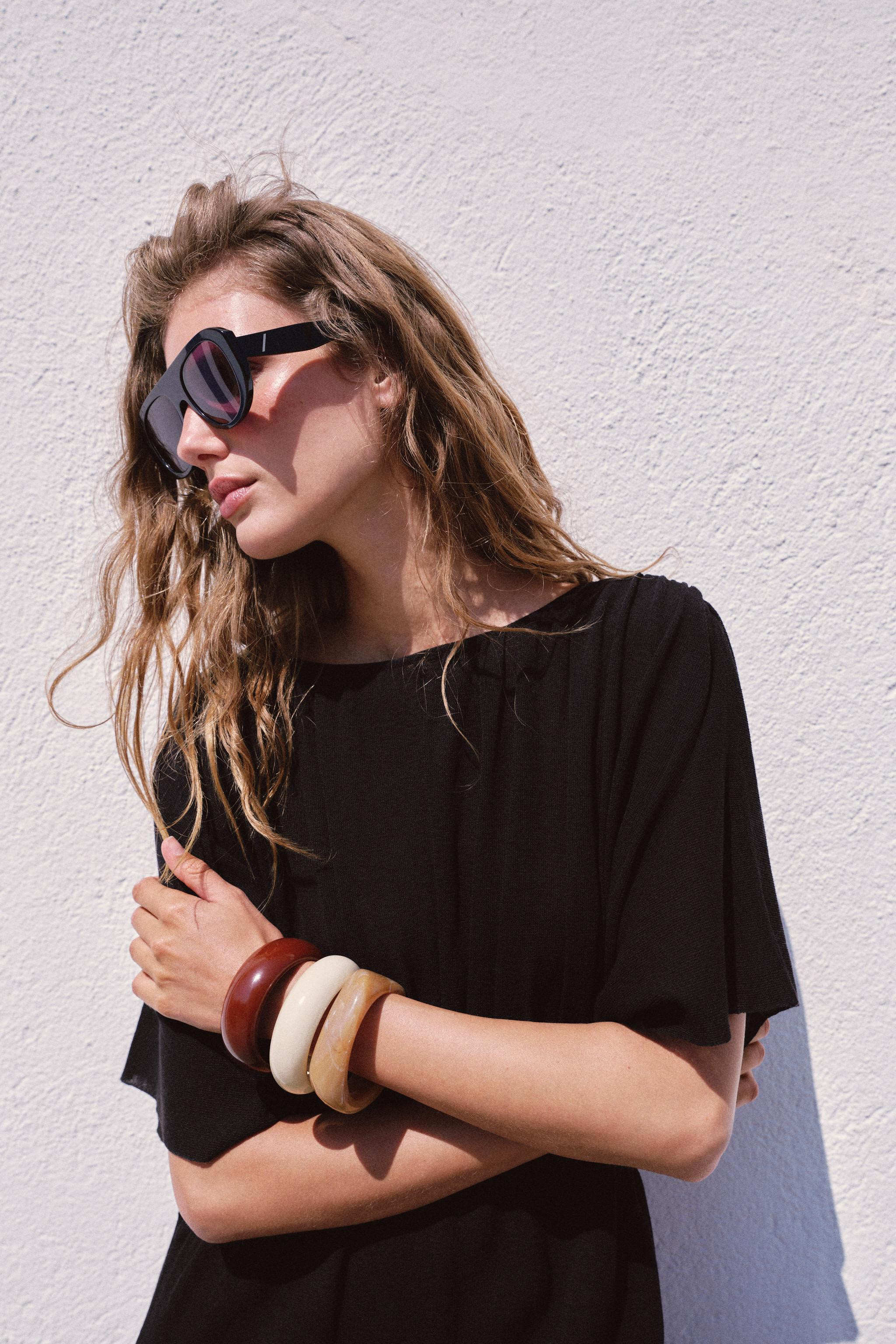 3-PACK OF WOOD AND RESIN BRACELETS | Zara US
