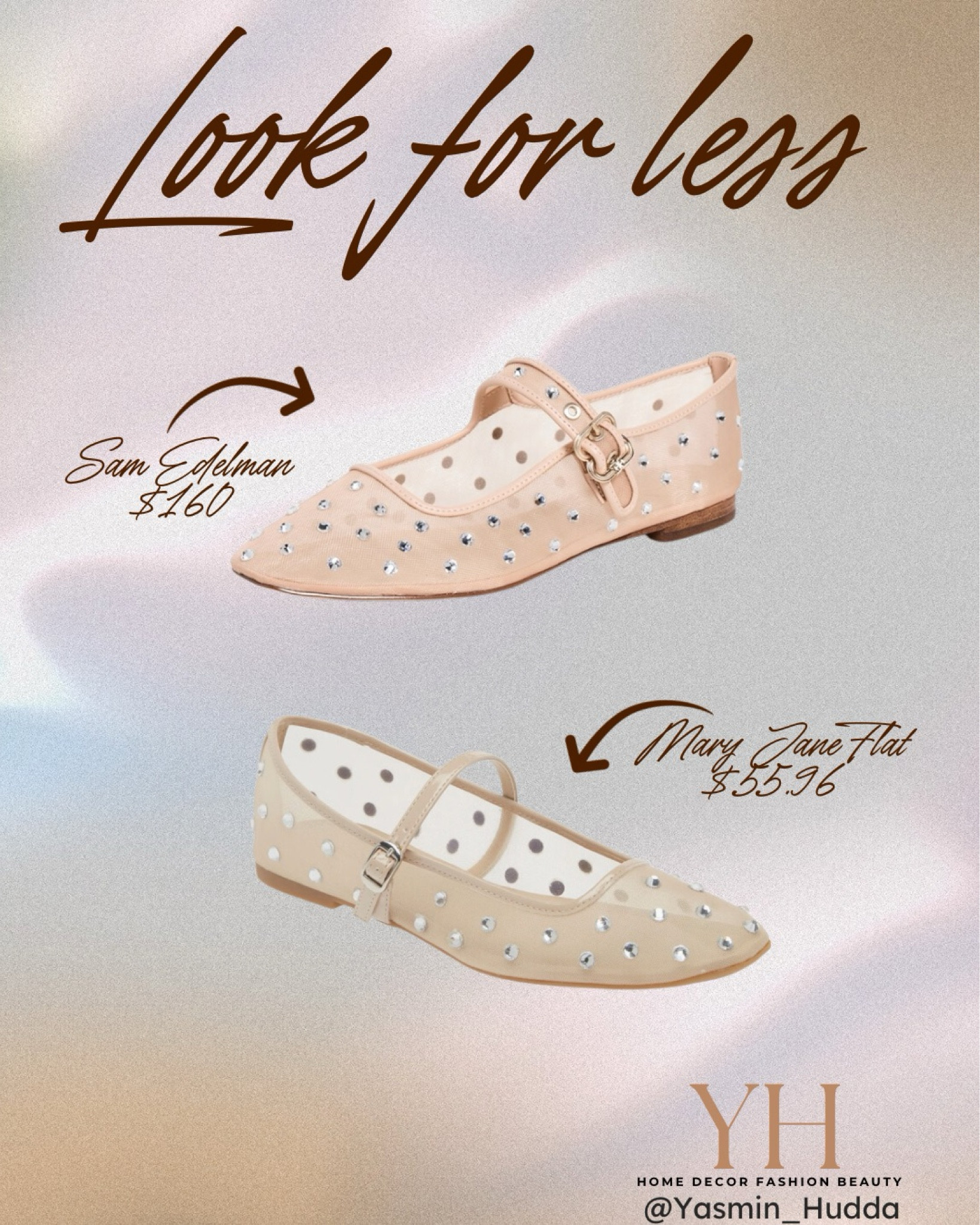 Look for less mesh crystal embellished flats. Mary Jane flats enhance any Summer outfit! 
#LTKshoes #summerstyles

#LTKStyleTip #LTKShoeCrush