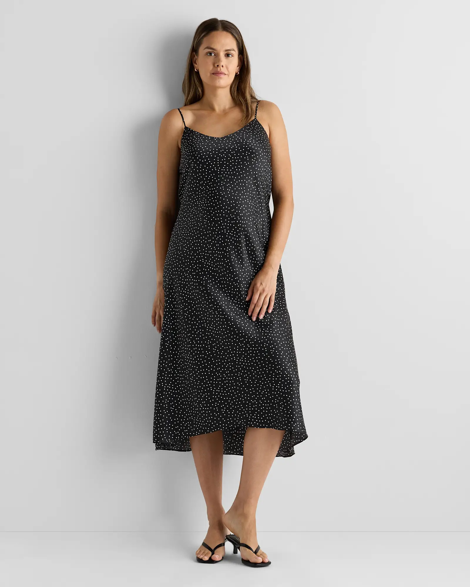 Washable Stretch Silk Maternity Slip Dress | Quince