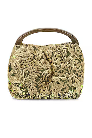 Small Resin Handle Fold And Crossbody Bag | FWRD 
