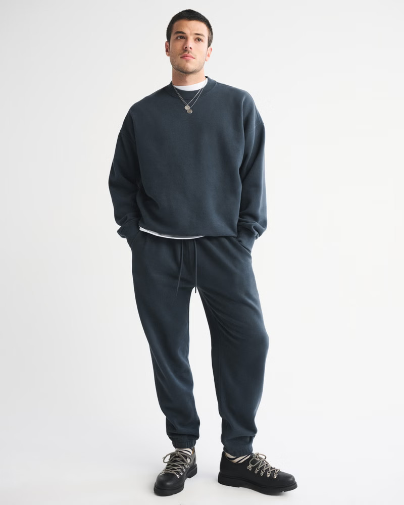 Men's Essential Cinched Sweatpant | Men's Bottoms | Abercrombie.com | Abercrombie & Fitch (US)